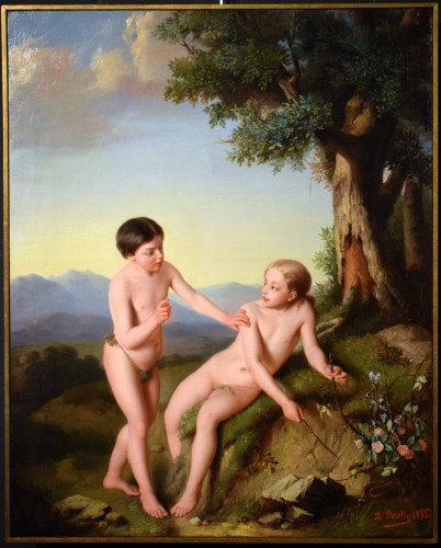 Innocence et Tentation - Bernardino Peretti (1828 – 1889)